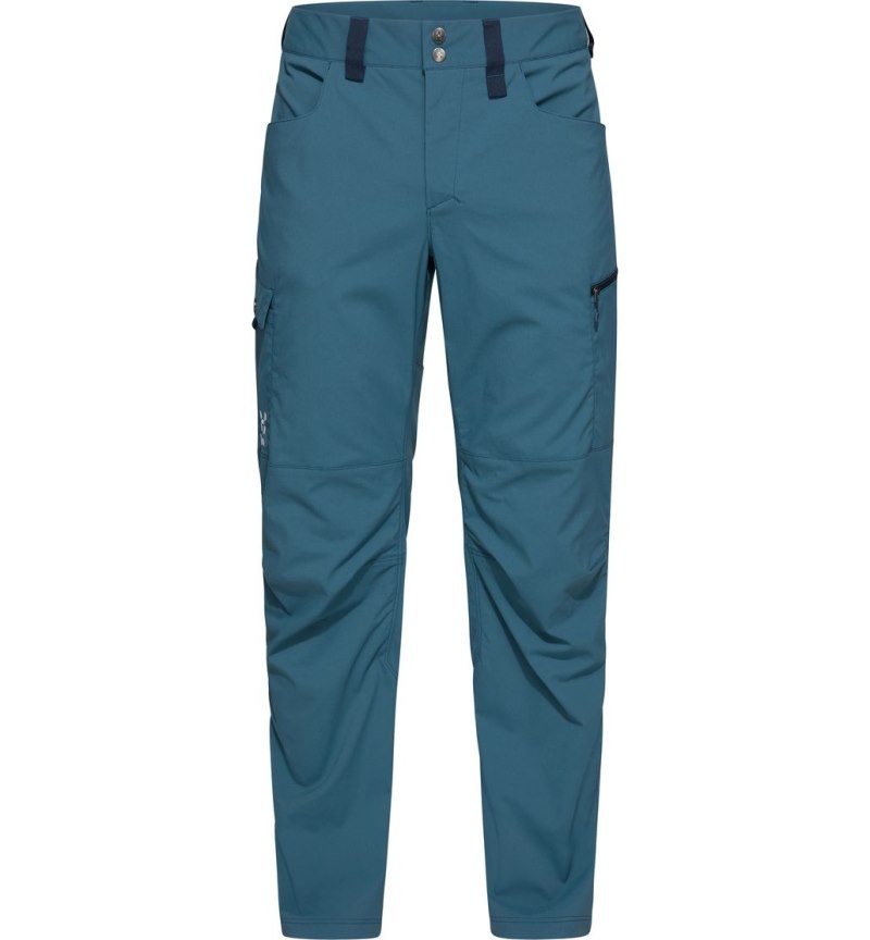 Men's Haglöfs Mid Standard Pant Hiking Trousers Dark Ocean Canada | NQ81-098