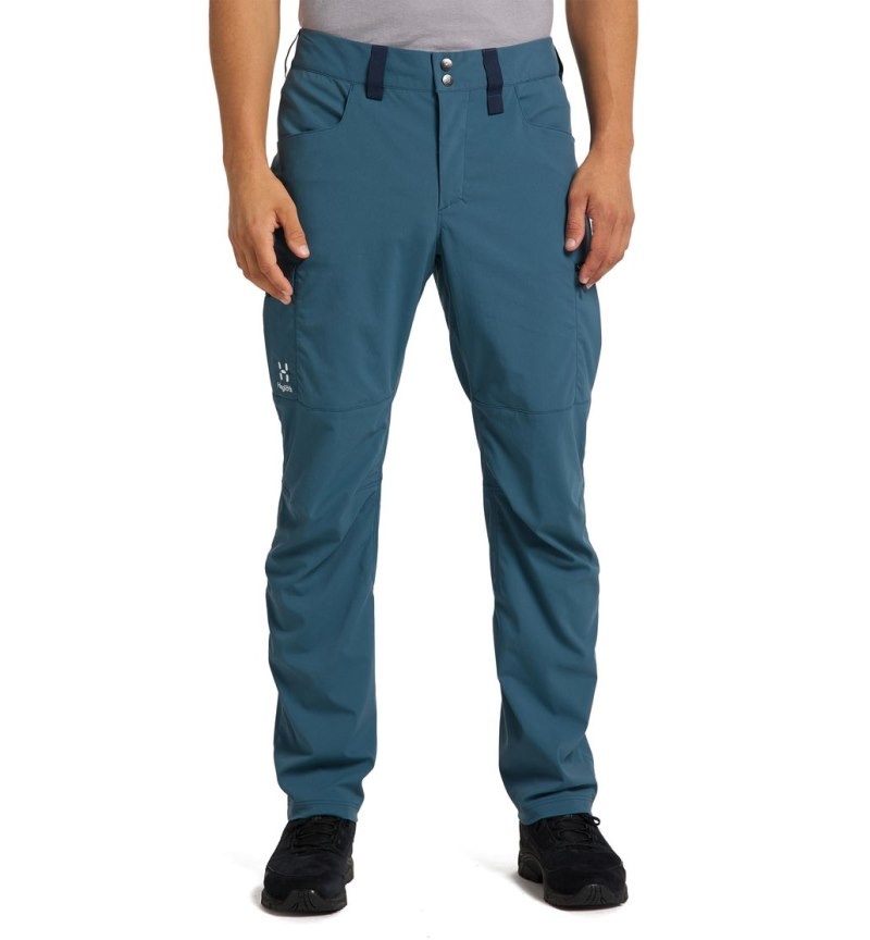 Men\'s Haglöfs Mid Standard Pant Hiking Trousers Dark Ocean Canada | NQ81-098