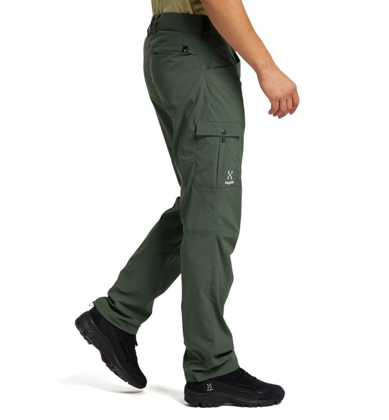 Men's Haglöfs Mid Standard Pant Hiking Trousers Green Canada | FT05-505