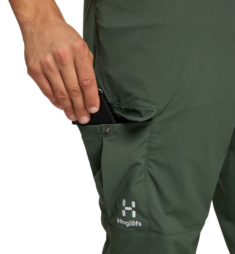 Men's Haglöfs Mid Standard Pant Hiking Trousers Green Canada | FT05-505