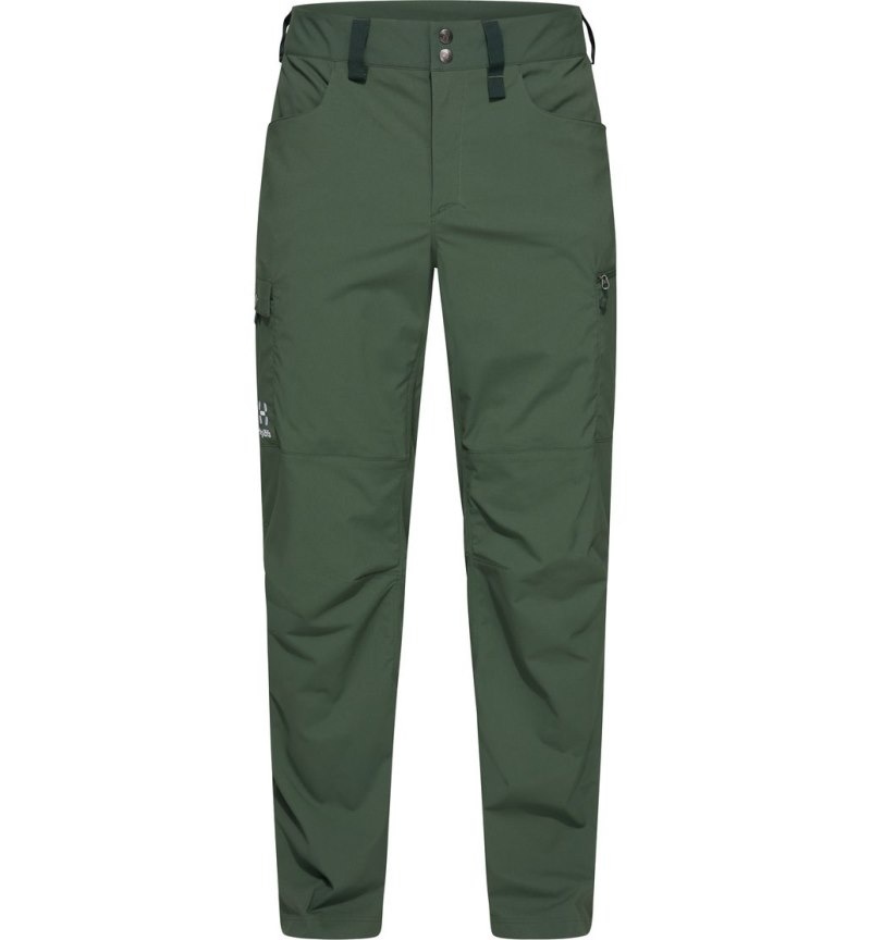 Men's Haglöfs Mid Standard Pant Hiking Trousers Green Canada | FT05-505