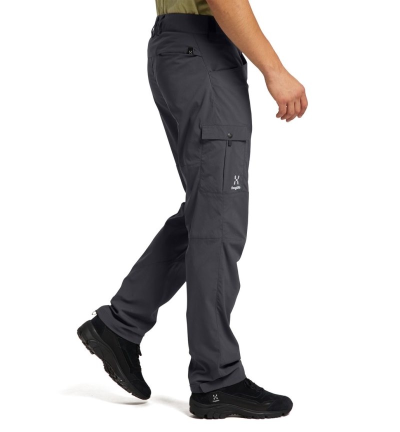 Men's Haglöfs Mid Standard Pant Hiking Trousers Magnetite Canada | UT62-782