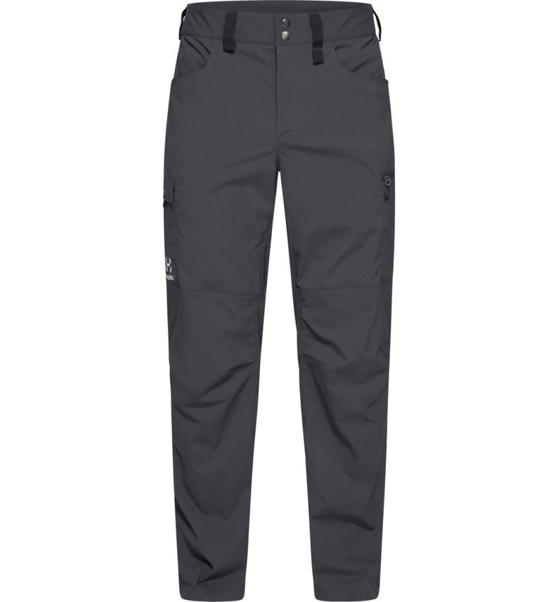 Men's Haglöfs Mid Standard Pant Hiking Trousers Magnetite Canada | UT62-782