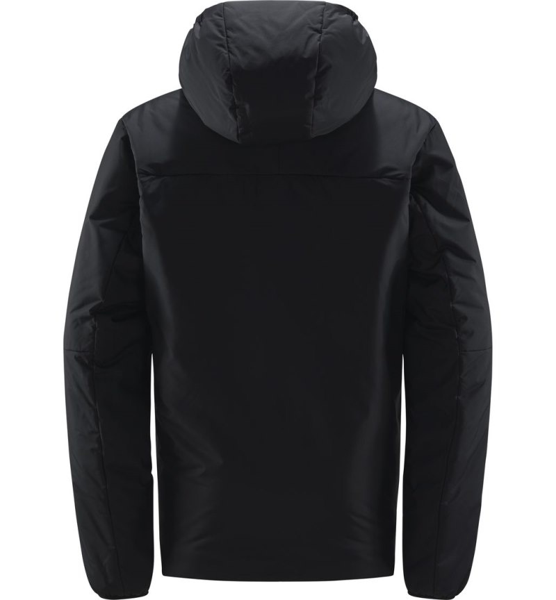 Men's Haglöfs Mimic Silver Hood Insulated Jackets Black Canada | ZN71-002