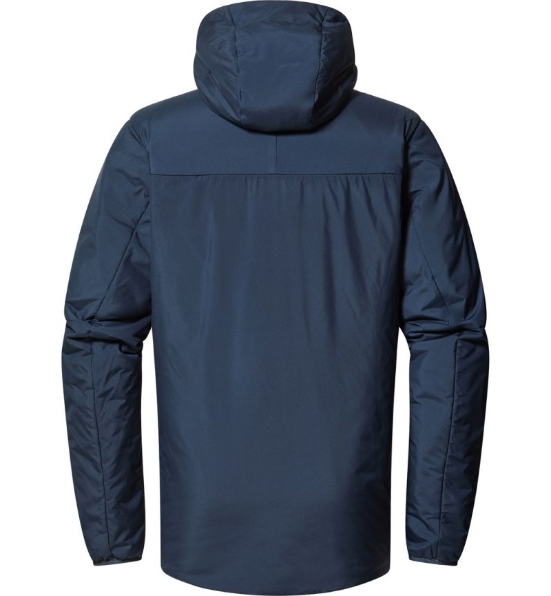 Men's Haglöfs Mimic Silver Hood Insulated Jackets Blue Canada | GZ91-793