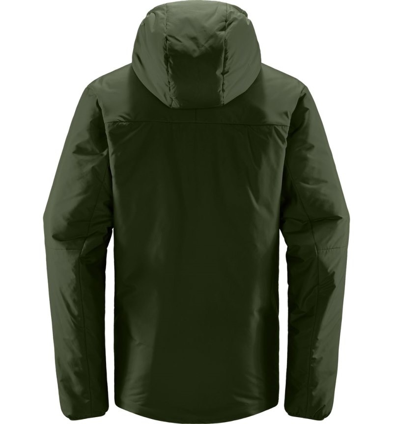 Men's Haglöfs Mimic Silver Hood Insulated Jackets Green Canada | IH52-190