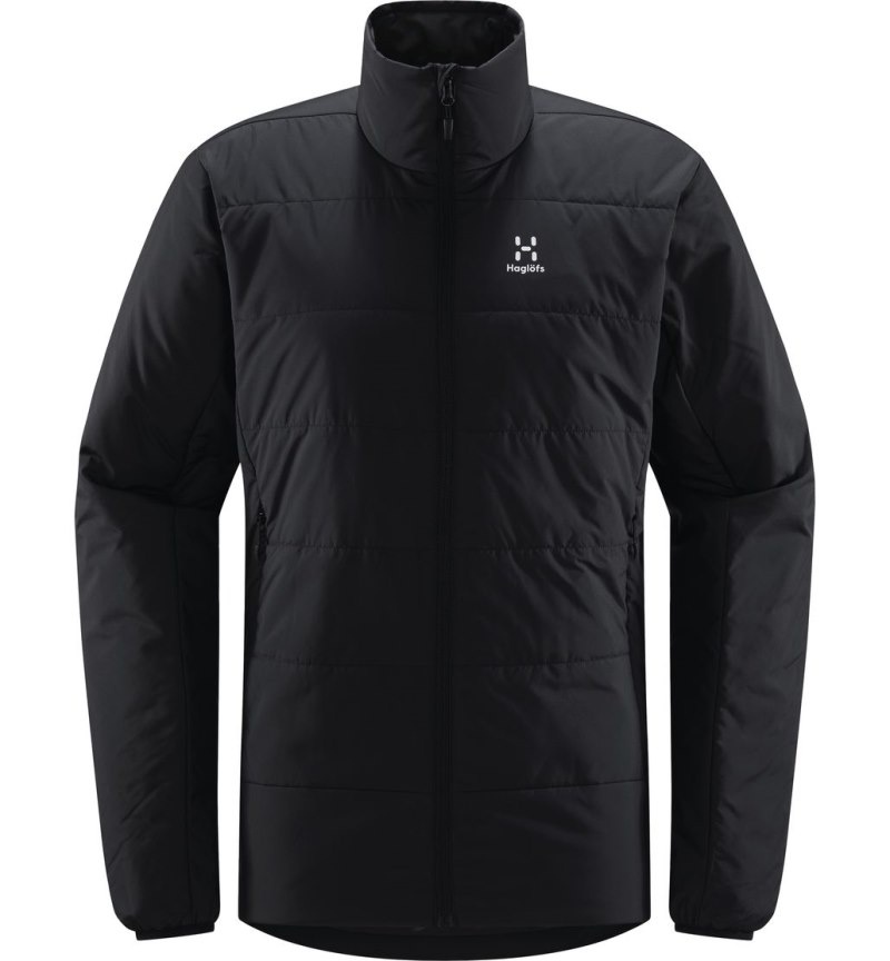 Men's Haglöfs Mimic Silver Jacket Insulated Jackets Black Canada | JI33-368