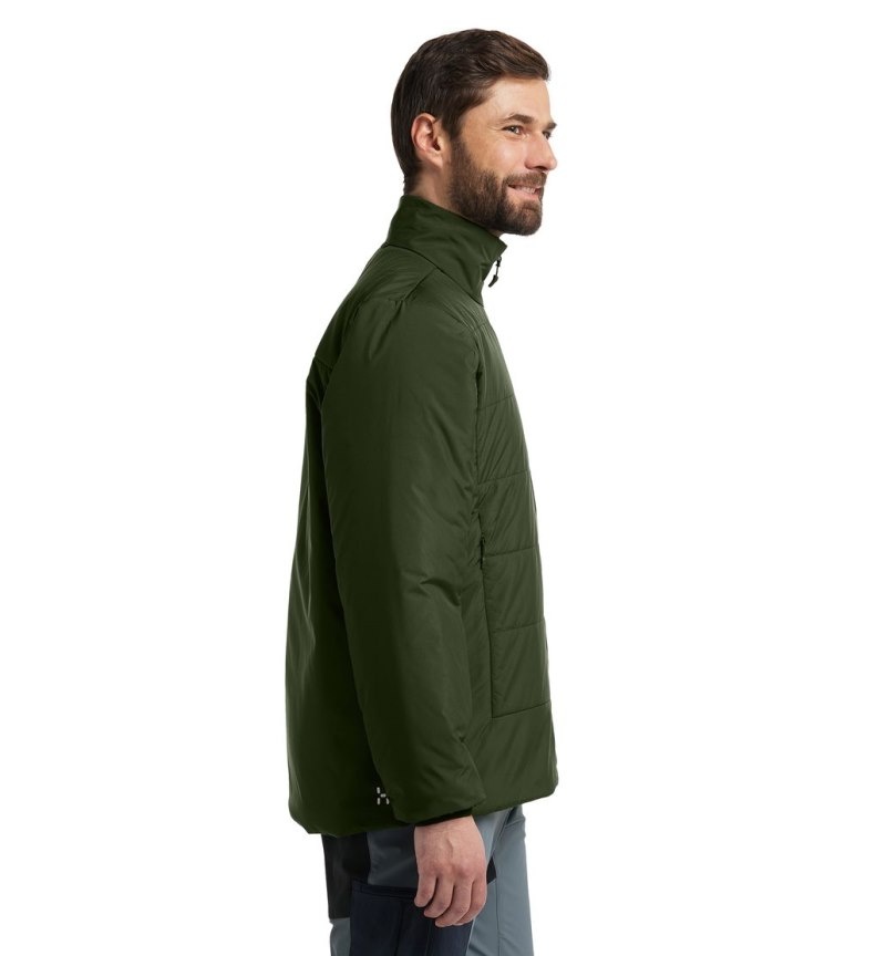 Men's Haglöfs Mimic Silver Jacket Insulated Jackets Green Canada | XE76-468