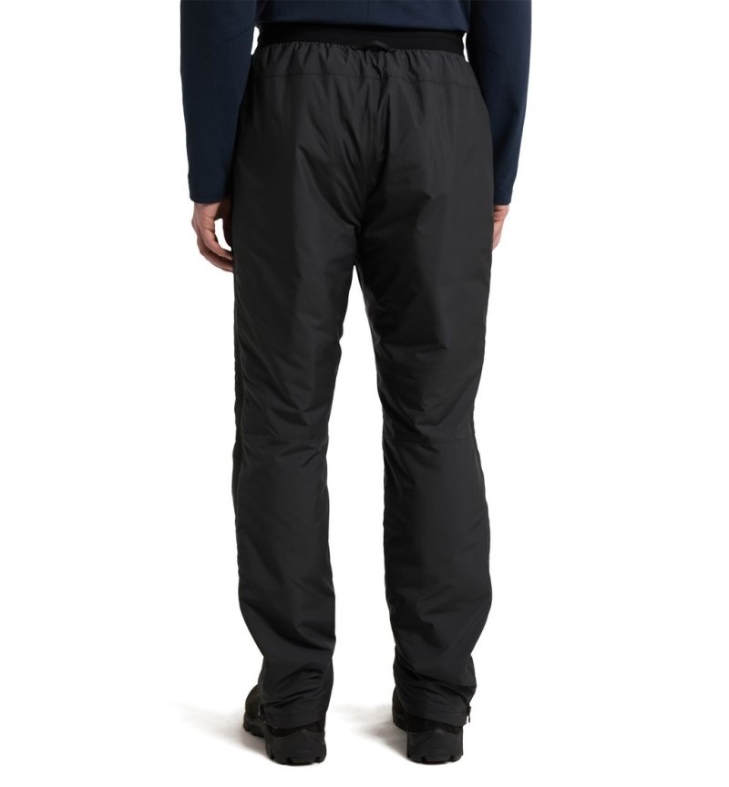 Men's Haglöfs Mimic Silver Pant Lined Trousers Black Canada | JN50-133