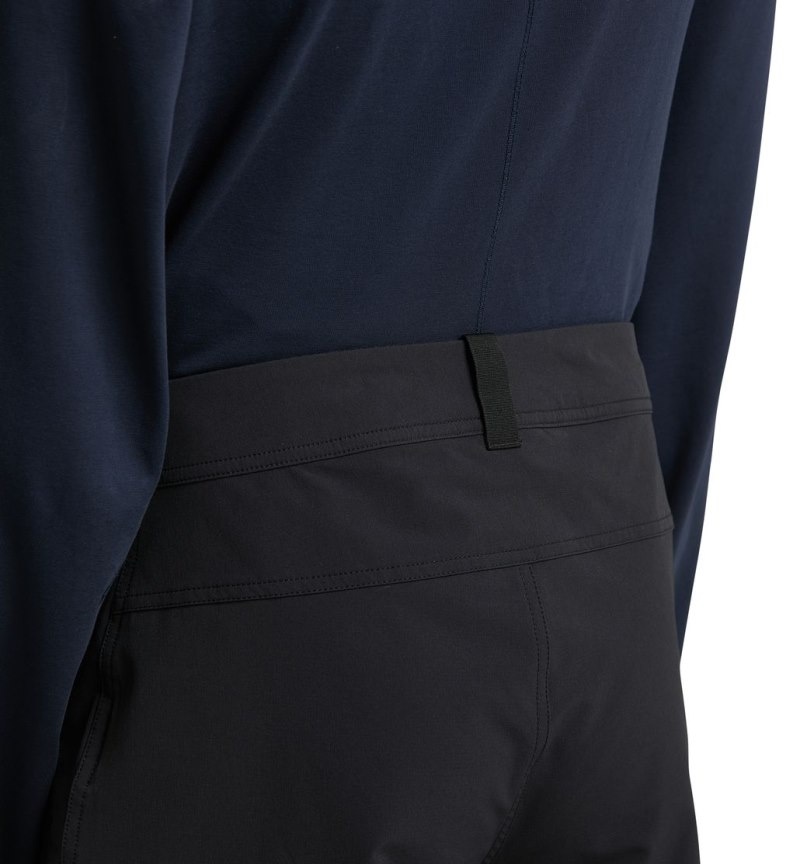 Men's Haglöfs Morän Softshell Slim Pant Softshell Trousers Black Canada | GE13-926