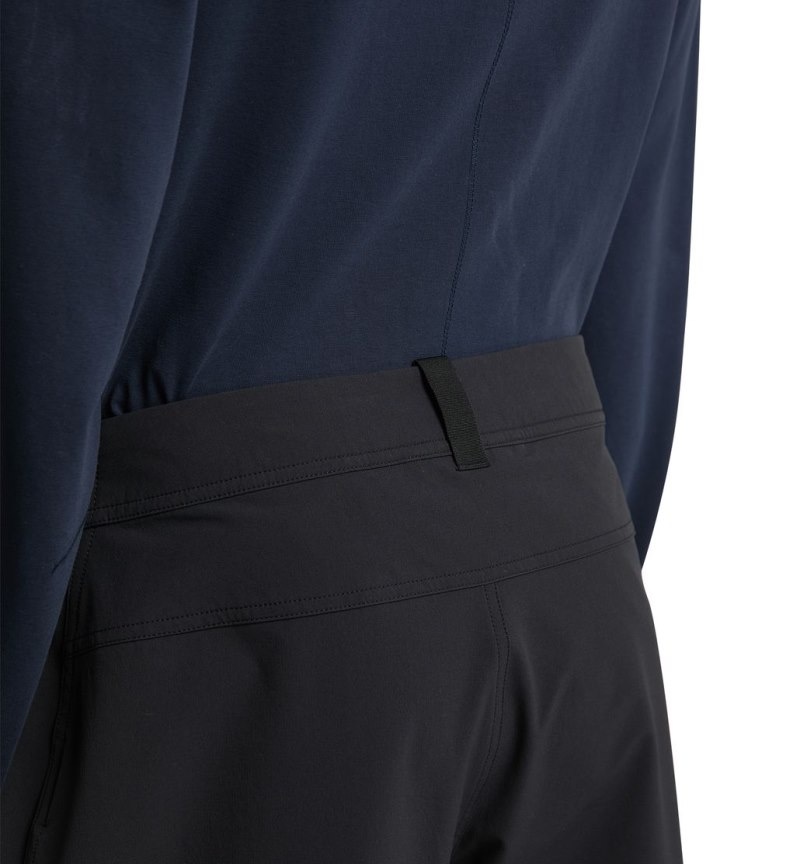 Men's Haglöfs Morän Softshell Standard Pant Softshell Trousers Black Canada | EV40-938