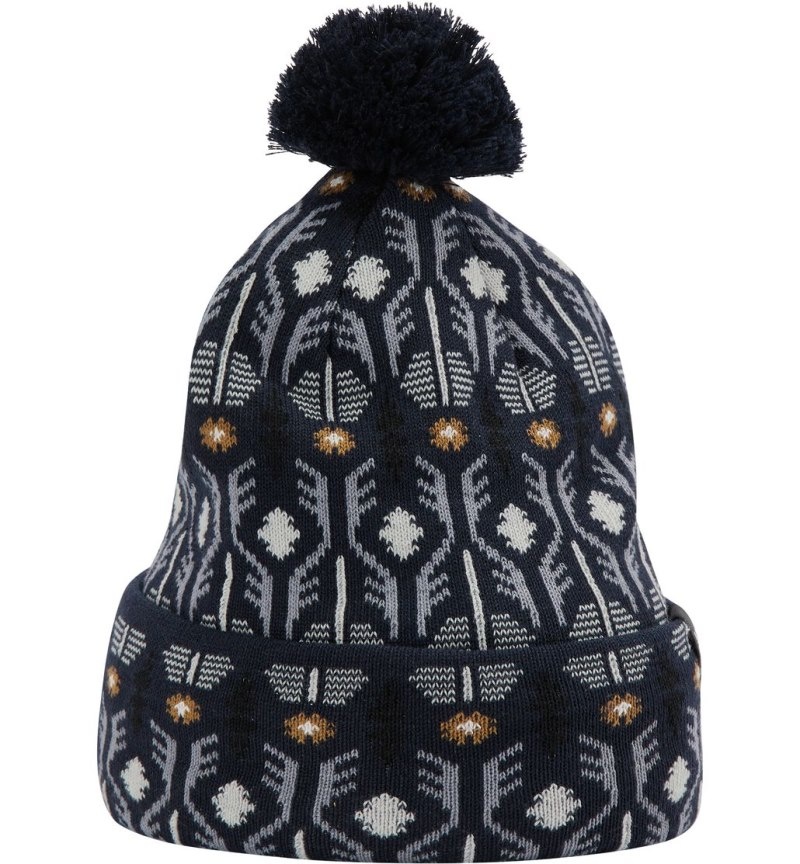 Men's Haglöfs Mountain Jaquard Beanie Beanies Blue Canada | HU51-169