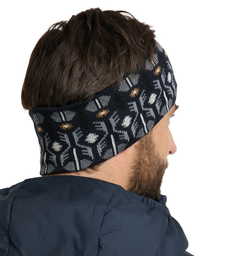 Men's Haglöfs Mountain Jaquard Headband Headband Blue Canada | OB71-407