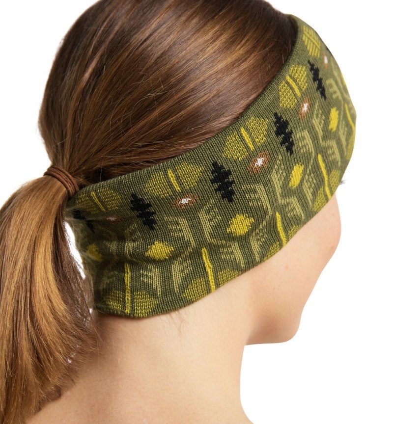 Men's Haglöfs Mountain Jaquard Headband Headband Olive Green Canada | WL36-987