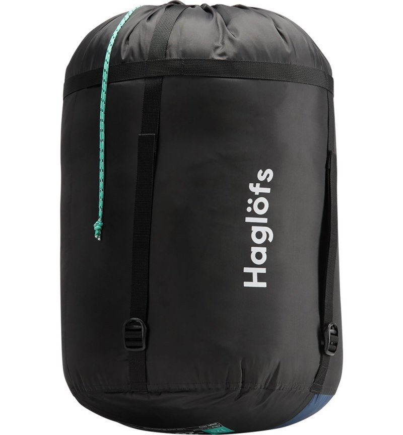 Men's Haglöfs Musca -26 Sleeping Bags Deep Blue / Mint Canada | TW60-570