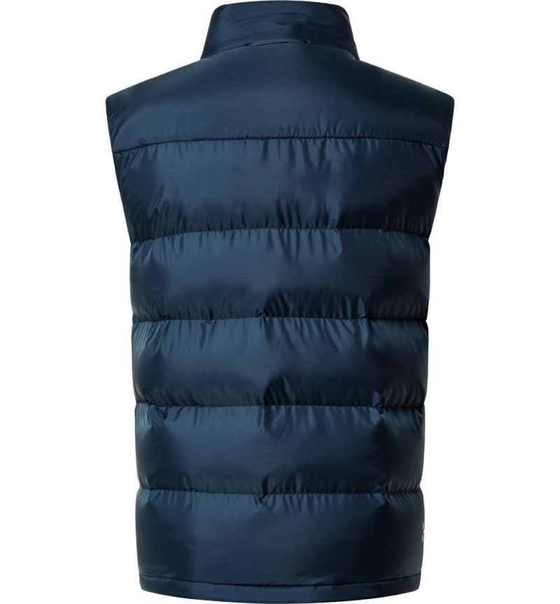 Men's Haglöfs Puffy Mimic Vest Insulated Jackets Blue Canada | YT05-339