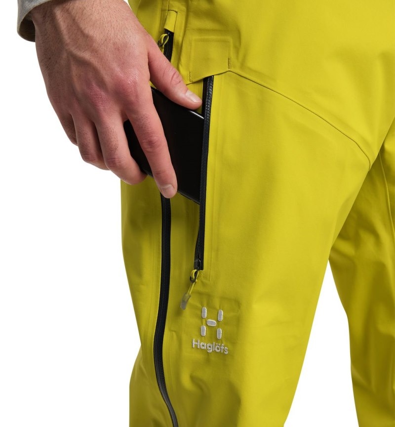 Men's Haglöfs ROC GTX Pant Waterproof Trousers Aurora Canada | SK62-487