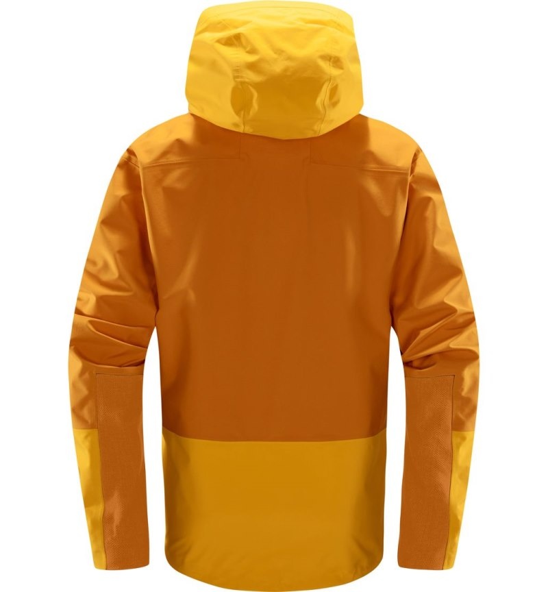 Men's Haglöfs ROC Sloper Proof Jacket Windbreaker Yellow / Yellow Canada | CN50-961