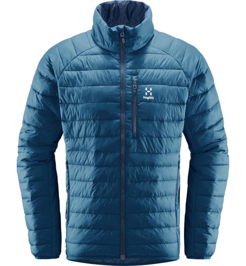 Men's Haglöfs Rapid Mimic Jacket Winter Jackets Dark Ocean Canada | YB41-268