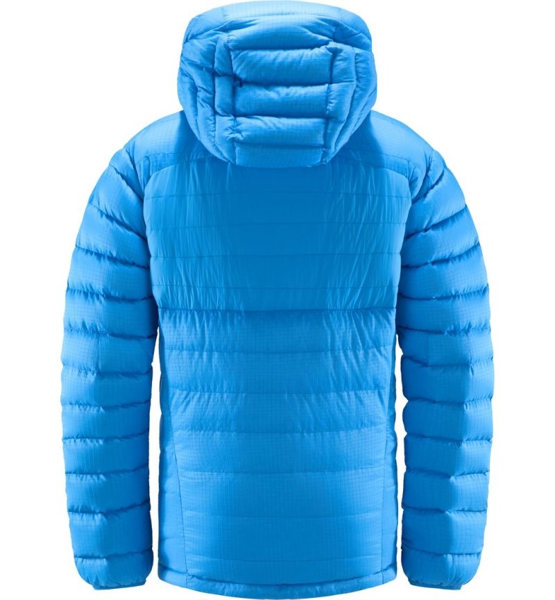 Men's Haglöfs Reliable Down Hood Insulated Jackets Blue Canada | QS09-045