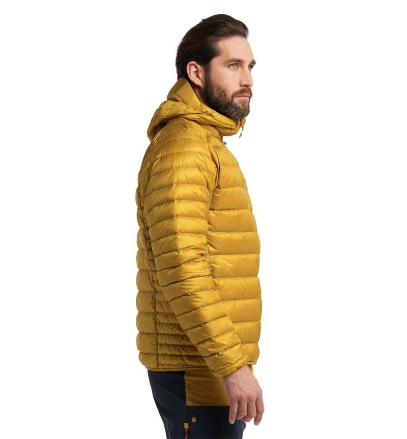 Men's Haglöfs Roc Down Hood Insulated Jackets Autumn Leaves Canada | ME20-103