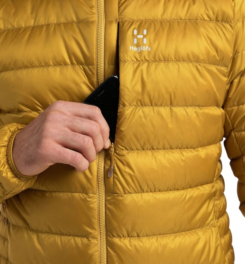 Men's Haglöfs Roc Down Hood Insulated Jackets Autumn Leaves Canada | ME20-103