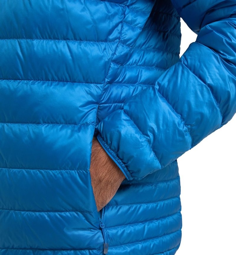 Men's Haglöfs Roc Down Jacket Insulated Jackets Blue Canada | OB40-519