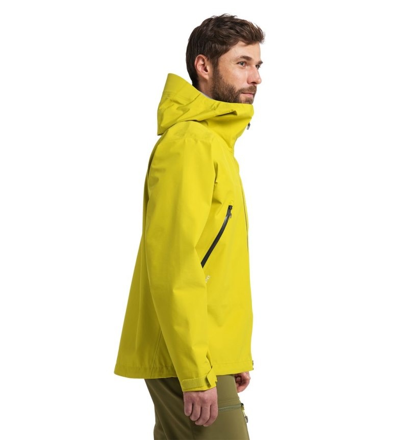 Men's Haglöfs Roc GTX Jacket Windbreaker Aurora Canada | JU80-439