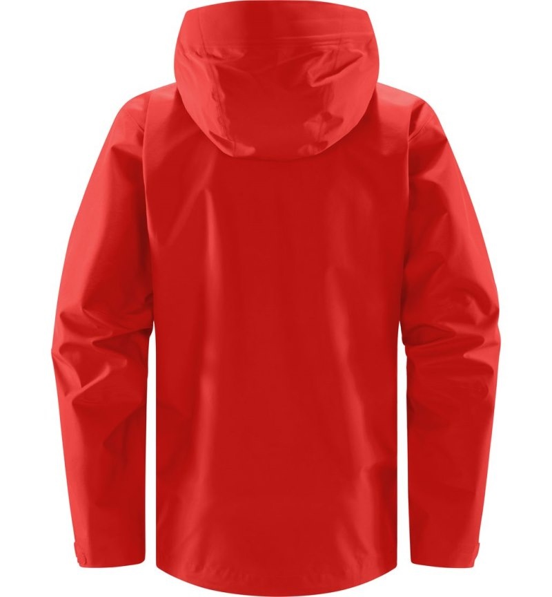 Men's Haglöfs Roc GTX Jacket Windbreaker Red Canada | IN19-467