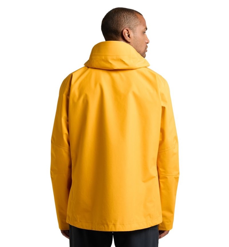 Men's Haglöfs Roc GTX Jacket Windbreaker Yellow Canada | NL19-167