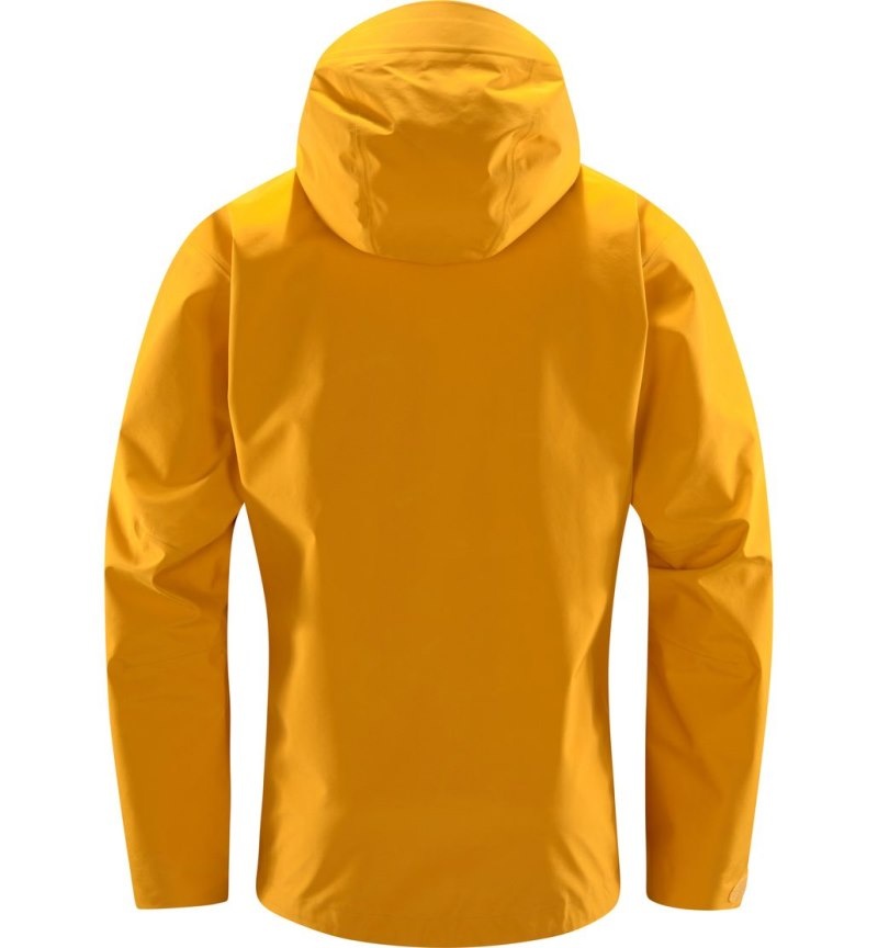 Men's Haglöfs Roc GTX Jacket Windbreaker Yellow Canada | NL19-167