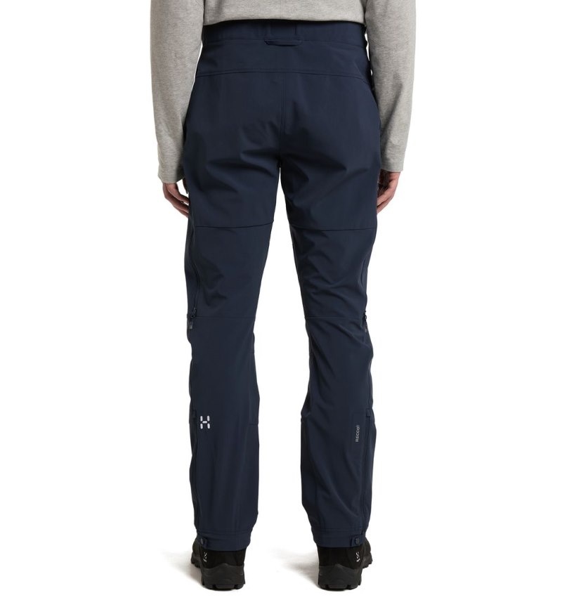 Men's Haglöfs Roc Sight Softshell Pant Softshell Trousers Blue Canada | YG93-628