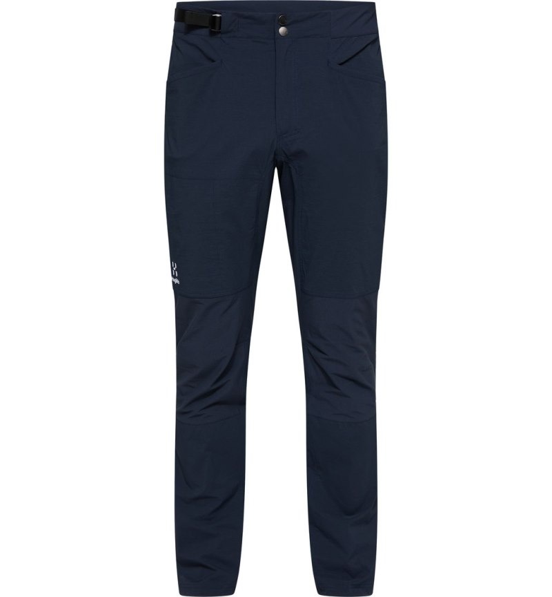 Men's Haglöfs Roc Spitz Pant Waterproof Trousers Blue Canada | UA98-827