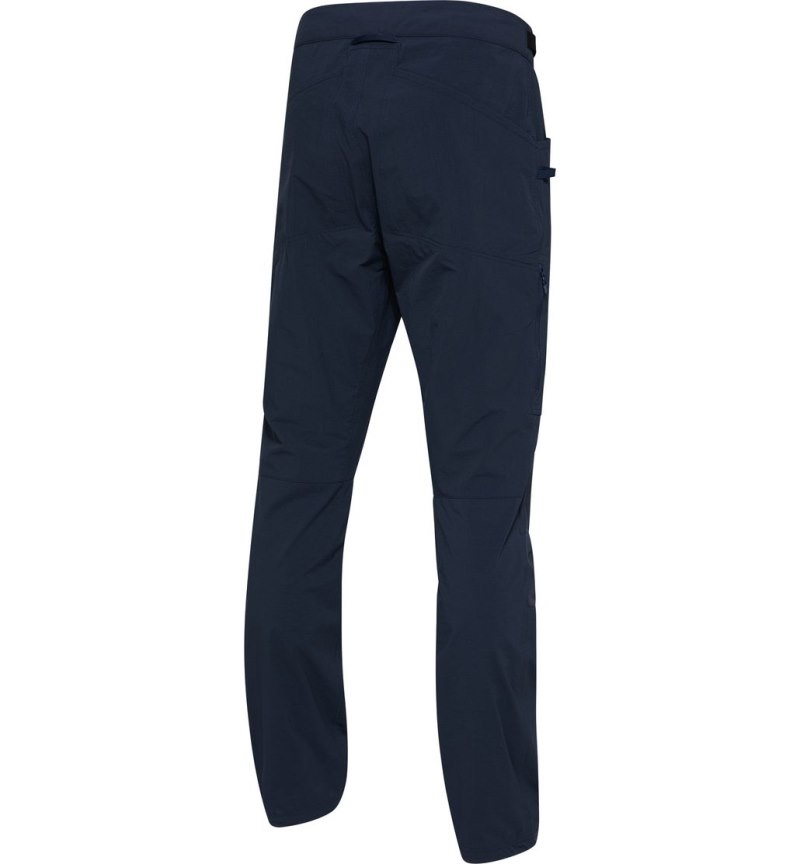 Men's Haglöfs Roc Spitz Pant Waterproof Trousers Blue Canada | UA98-827