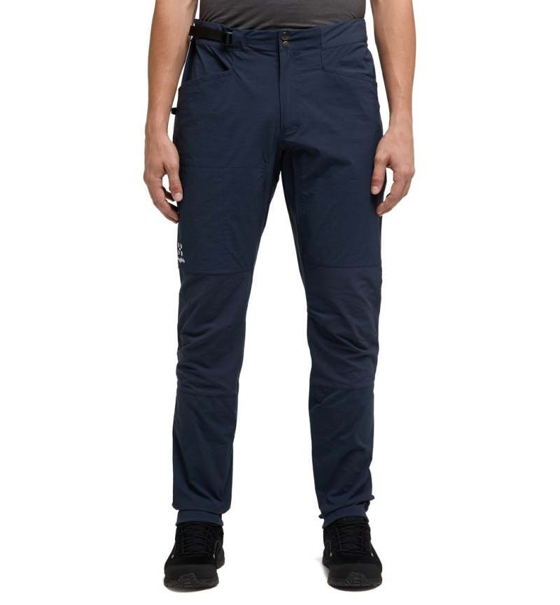 Men\'s Haglöfs Roc Spitz Pant Waterproof Trousers Blue Canada | UA98-827