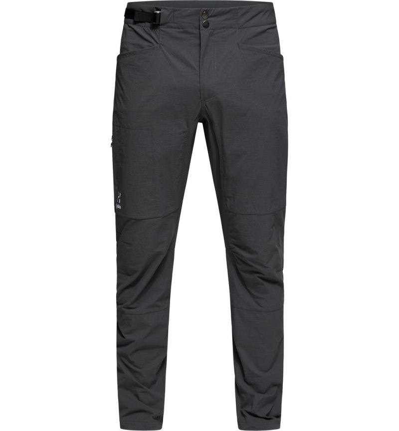 Men's Haglöfs Roc Spitz Pant Waterproof Trousers Magnetite Canada | EK03-164