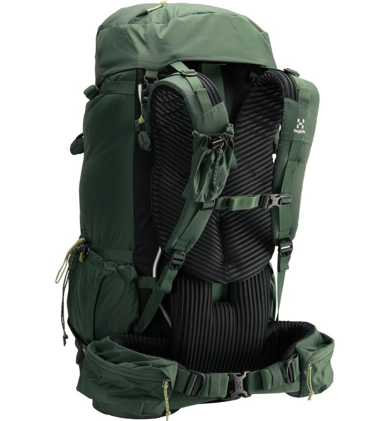 Men's Haglöfs Rugged Mountain 60 Hiking Backpacks Green / Black Canada | NK24-333