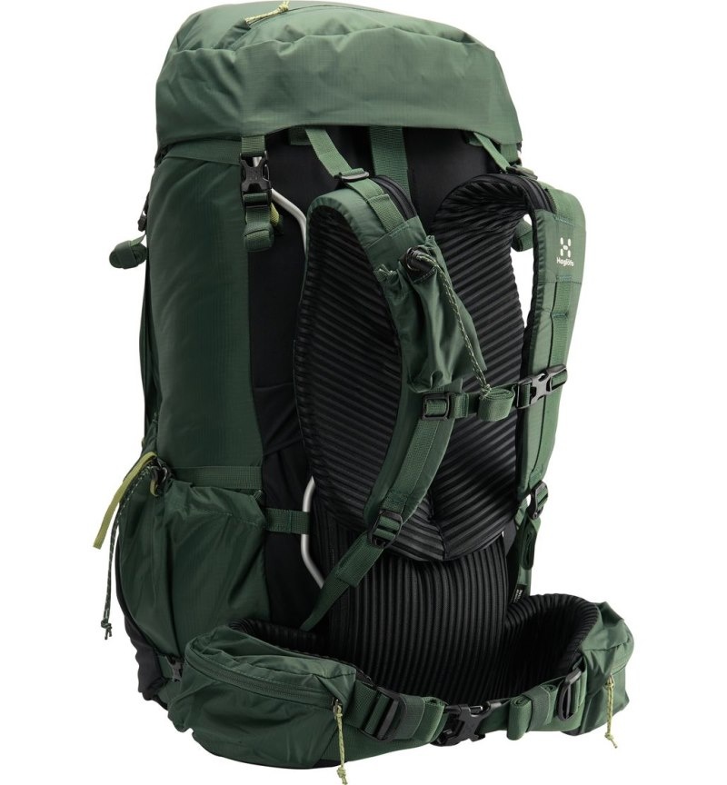 Men's Haglöfs Rugged Mountain Q 60 Backpacks Green / Black Canada | PT77-260