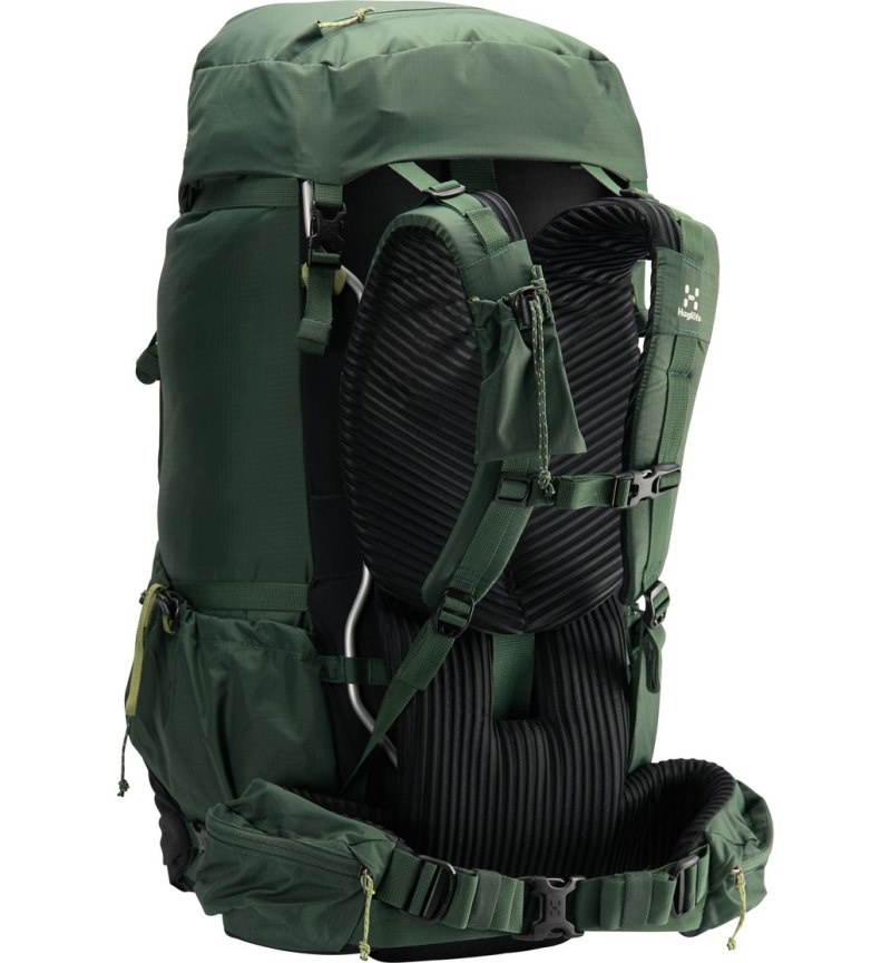 Men's Haglöfs Rugged Mountain Q 75 Backpacks Green / Black Canada | PG97-853