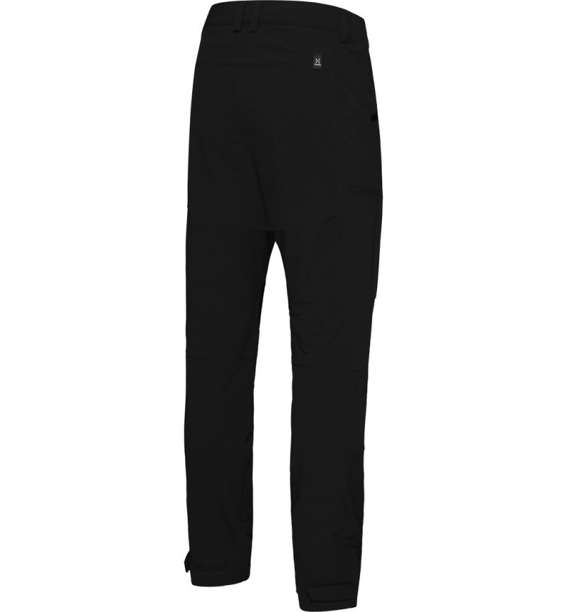 Men's Haglöfs Rugged Slim Pant Hiking Trousers Black Canada | SB35-191