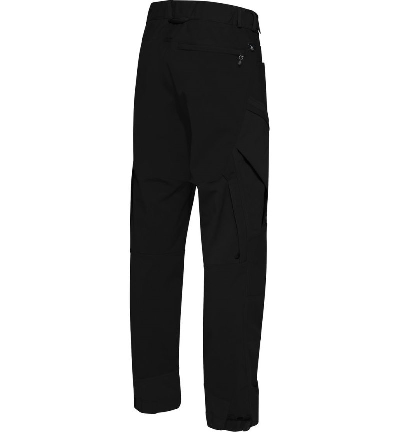 Men's Haglöfs Rugged Standard Pant Hiking Trousers Black Canada | GH27-792