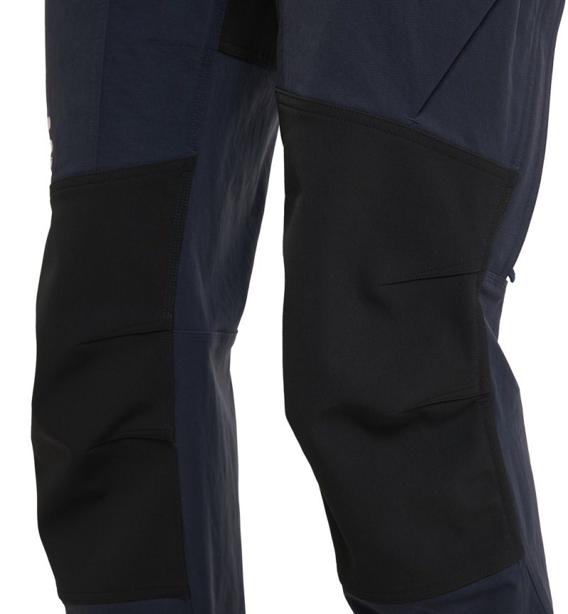 Men's Haglöfs Rugged Standard Pant Hiking Trousers Blue / Black Canada | BQ21-952