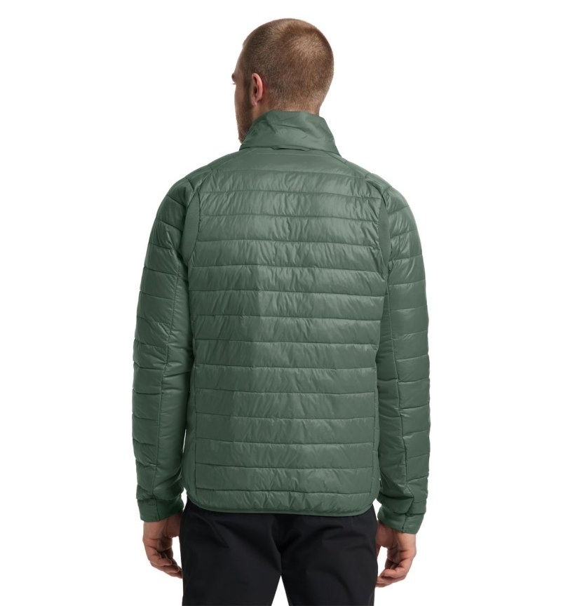 Men's Haglöfs Spire Mimic Jacket Insulated Jackets Green Canada | EY68-586