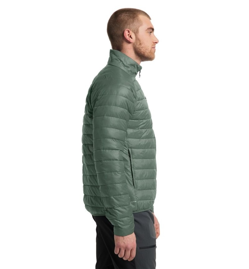 Men's Haglöfs Spire Mimic Jacket Insulated Jackets Green Canada | EY68-586