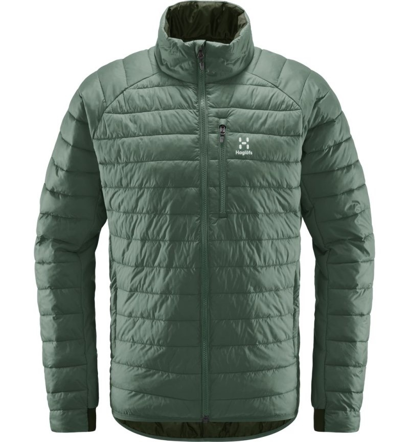 Men's Haglöfs Spire Mimic Jacket Insulated Jackets Green Canada | EY68-586