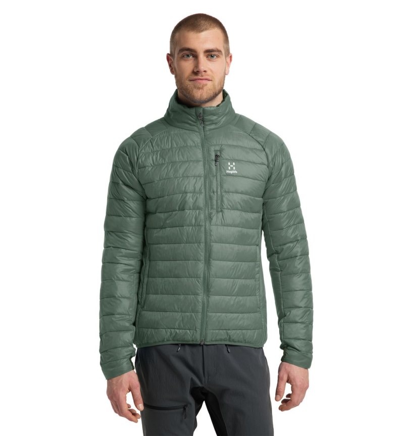 Men\'s Haglöfs Spire Mimic Jacket Insulated Jackets Green Canada | EY68-586