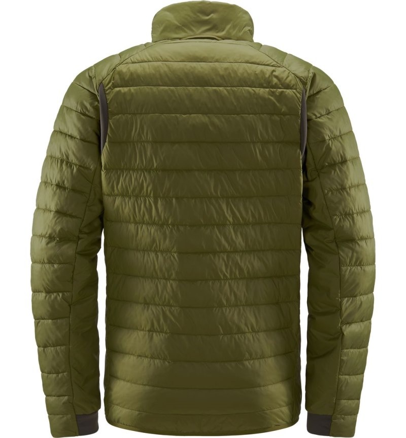 Men's Haglöfs Spire Mimic Jacket Insulated Jackets Olive Green Canada | AY44-247