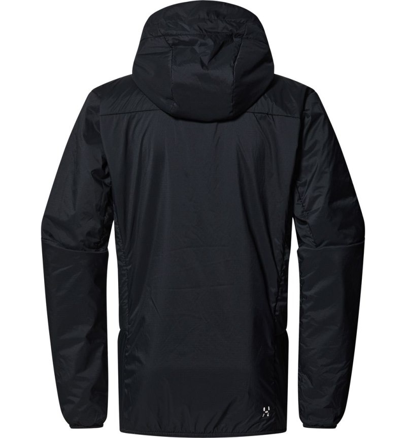 Men's Haglöfs Spitz Mimic Hood Insulated Jackets Black Canada | XW12-555