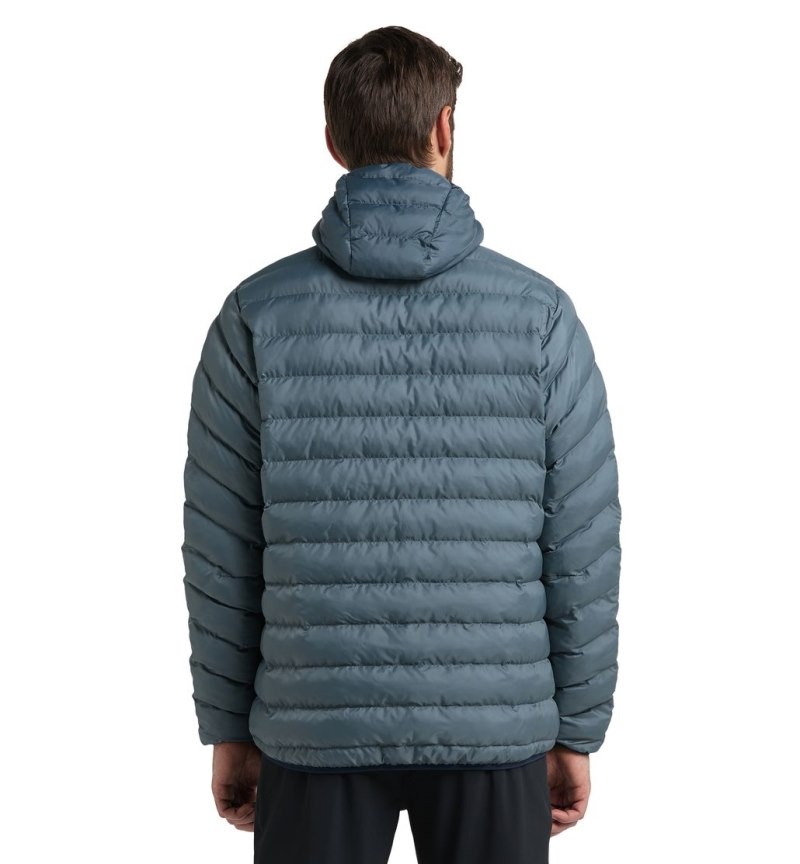 Men's Haglöfs Särna Mimic Hood Insulated Jackets Blue Canada | LR10-845