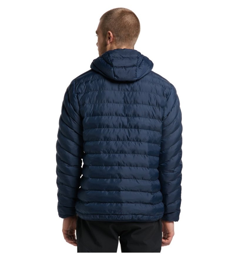 Men's Haglöfs Särna Mimic Hood Insulated Jackets Blue Canada | OX46-923